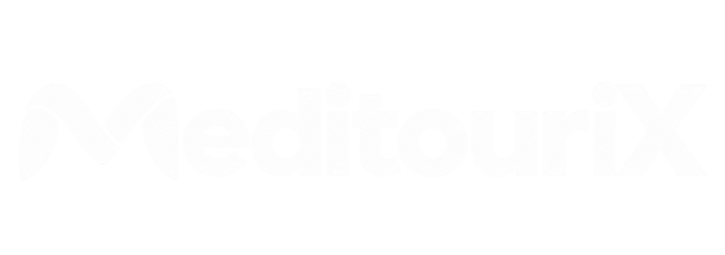MeditouriX Logo White