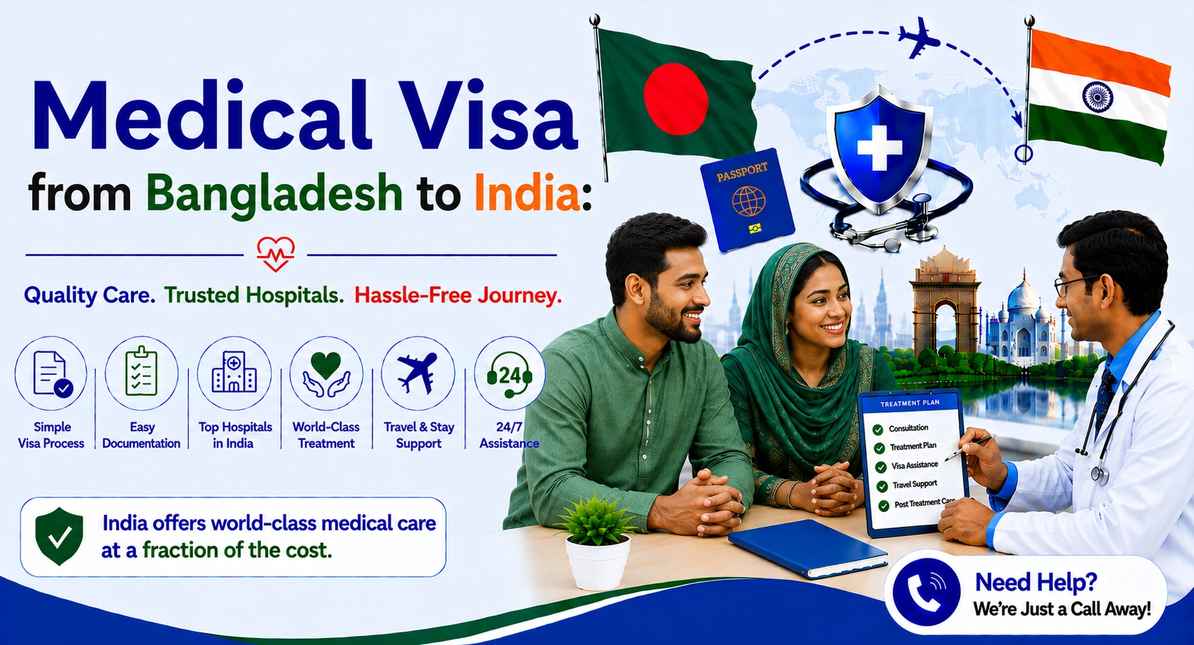 Medical Visa from Bangladesh to India