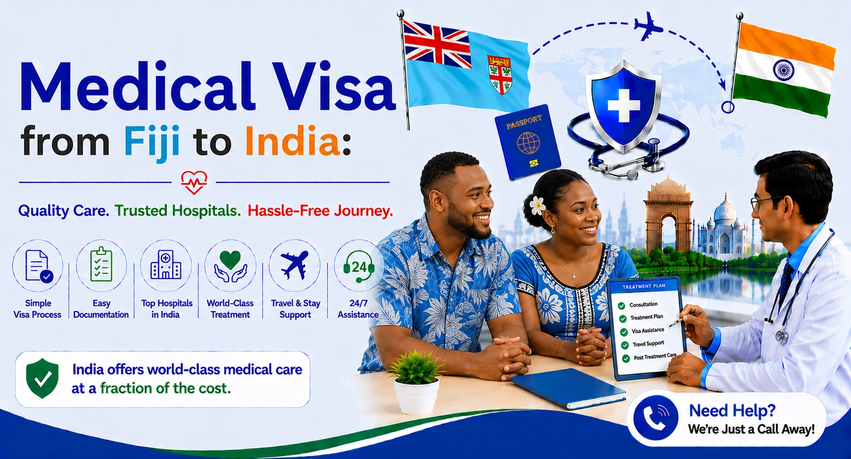 Medical Visa from Fiji to India