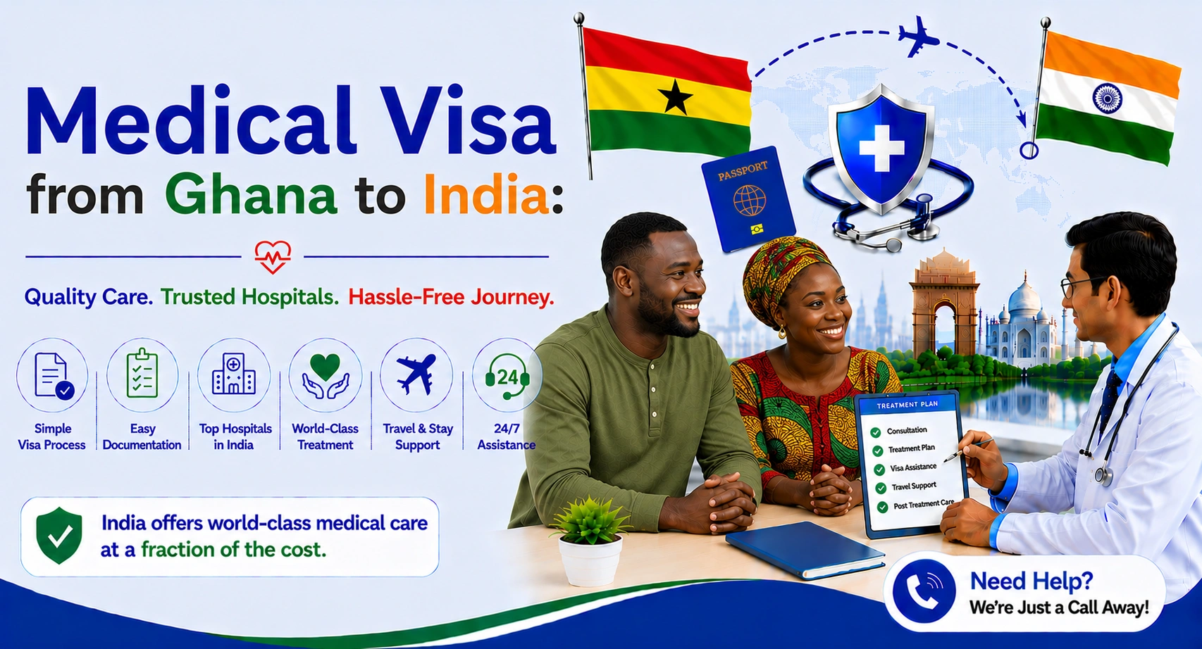Medical Visa from Ghana to India