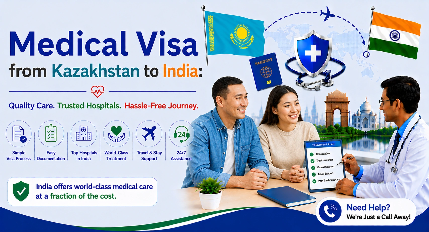 Medical Visa from kazakhstan to India