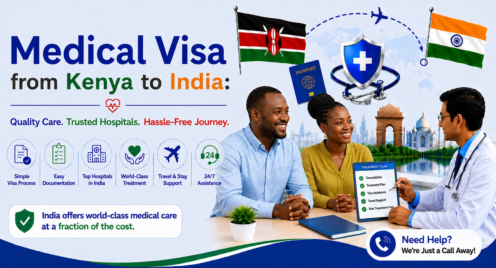 Medical Visa from Kenya to India