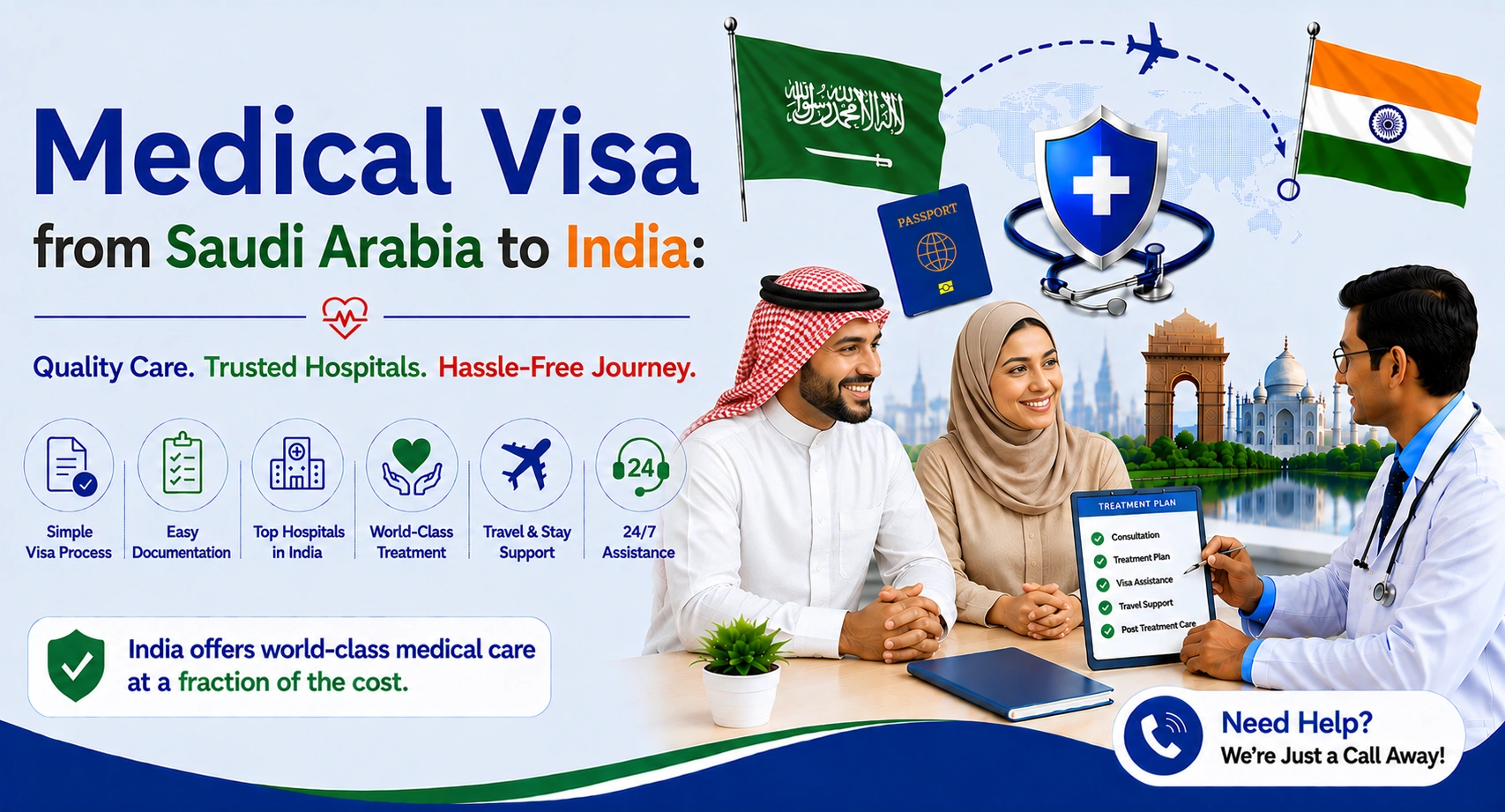Medical Visa from Saudi Arabia to India