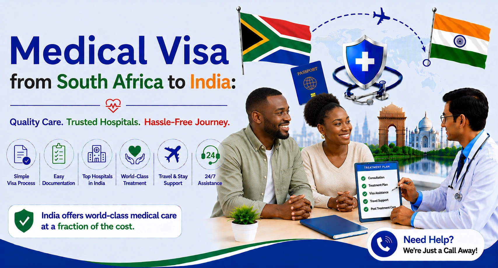 Medical Visa from South Africa to India