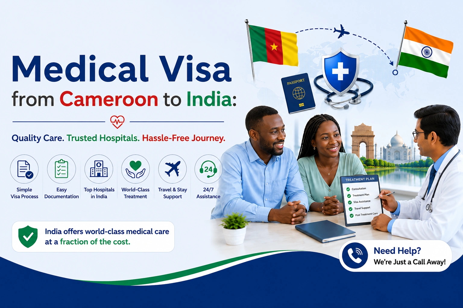 Medical Visa from Cameroon to India