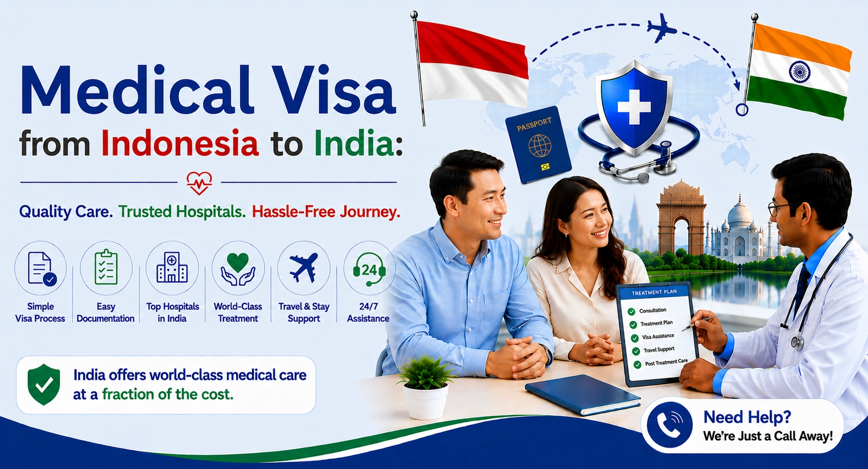 Medical Visa from Indonesia to India