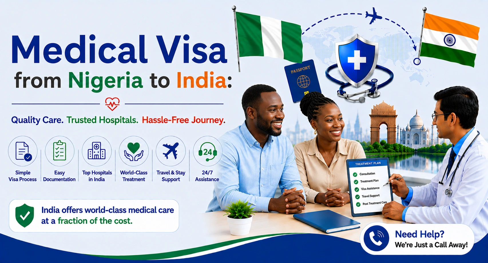 Medical Visa from Nigeria to India