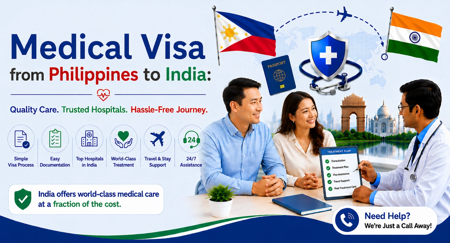 Medical Visa from Philippines to India