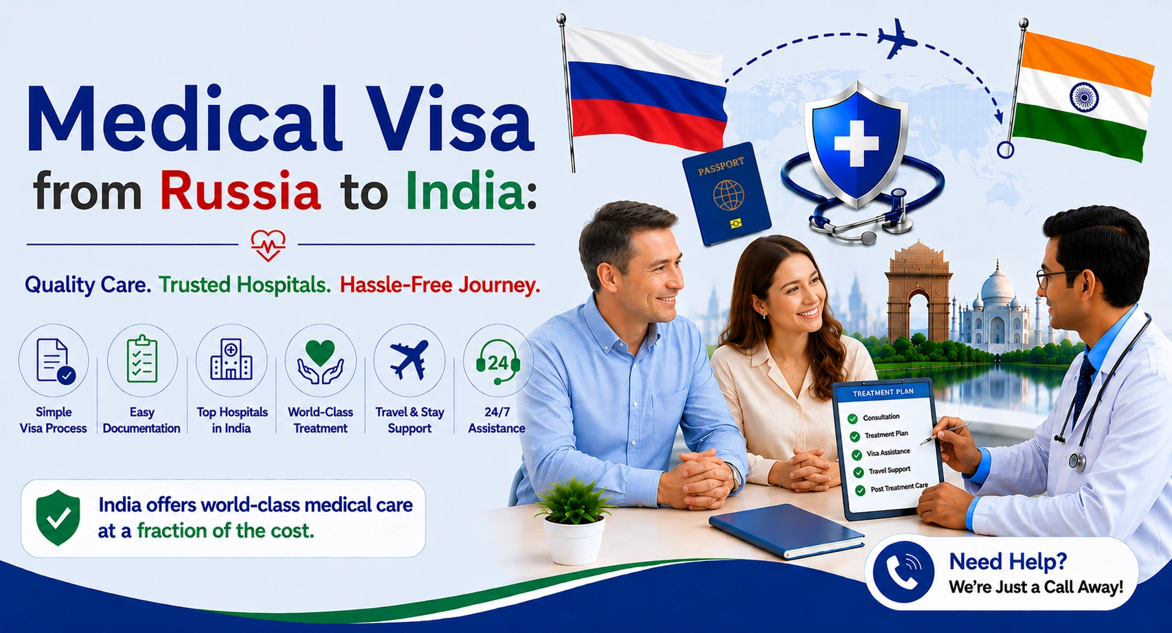 Medical Visa from Russia to India