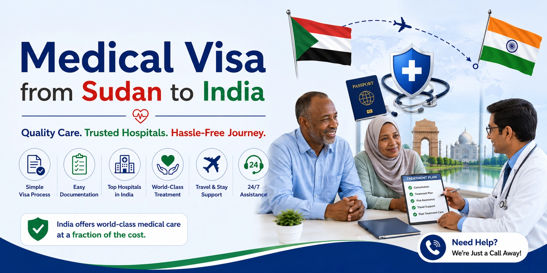 medical Visa from Sudan to India